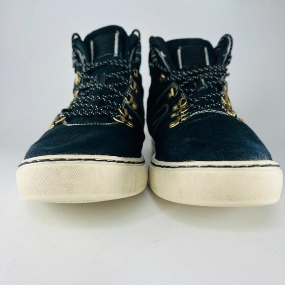 Timberland Dauset Hiker Canvas Hi Top Ankle Boots Sneakers Shoes Black Men 13 main image 9